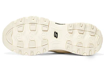Skechers D'lites 1.0 'creamwhite Black' In White