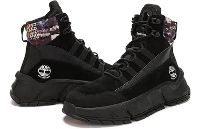 Timberland Turbo Sneaker Boots 'black Nubuck'