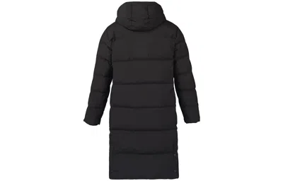 Puma Long Down Jacket 'black Grey'