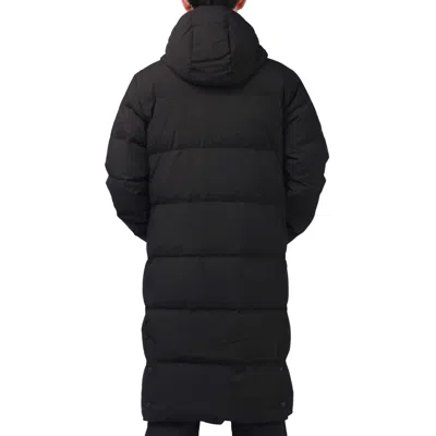 Puma Long Down Jacket 'black Grey'