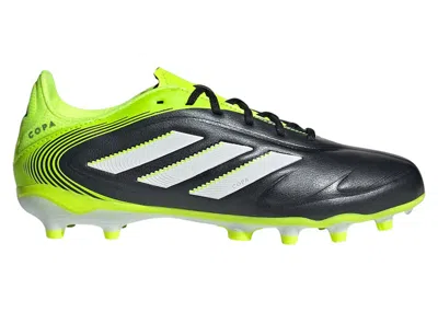 Pre-owned Adidas Originals Copa Pure 3 League Fg/mg Sneakers In Core Black/cloud White/lucid Lemon In Multi