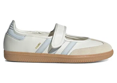 Pre-owned Adidas Originals Samba Jane White Blue Gum (women's) Sneakers In Cloud White/gum 3/halo Blue