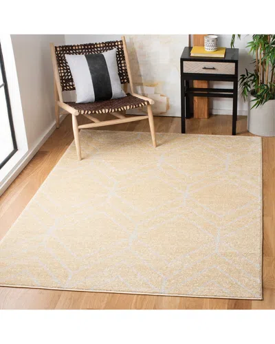 Safavieh Adirondack Calka Power Loomed Rug Gold / Light Gre In Neutral