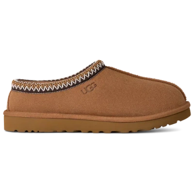 Ugg Soft Suede Slip-on Loafers With Zigzag Stitch Detail In Brown