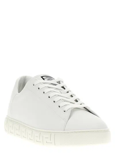 Versace Greca Sneaker In White