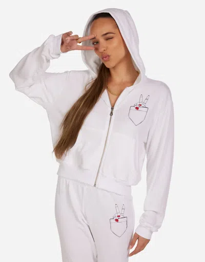 Lauren Moshi Lachelle Peace Pocket In White