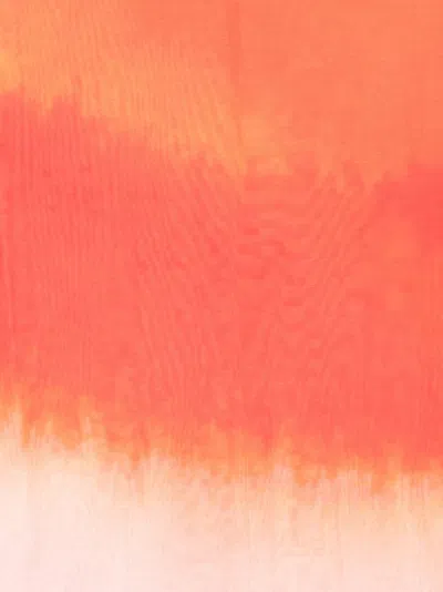 Alexander Mcqueen Logo Gradient-effect Scarf In Pink
