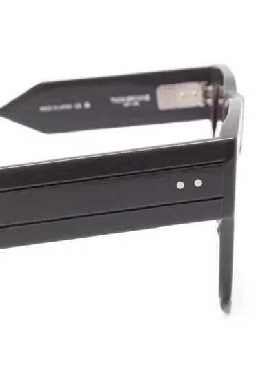 Thom Browne Rectangle-frame Sunglasses In Black