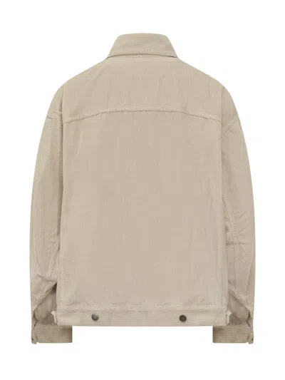 Haikure Button Casual Jacket In Neutral