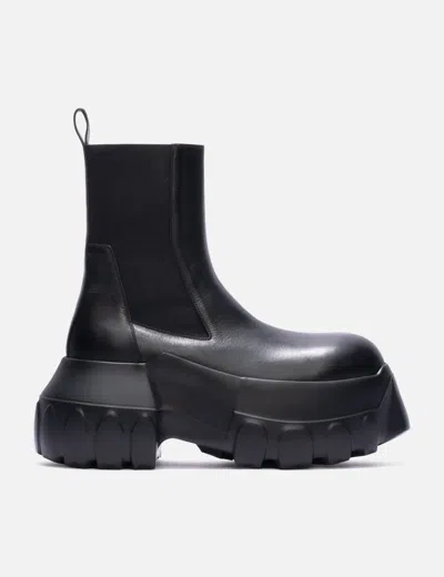 Rick Owens Beatle Bozo Tractor Boots In Black