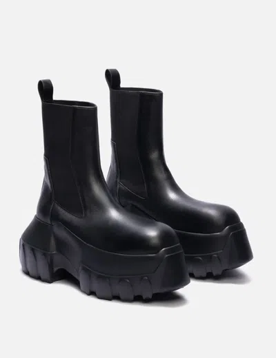 Rick Owens Beatle Bozo Tractor Boots In Black