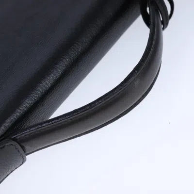 Pre-owned Bally Black Leather Briefcase Bag ()