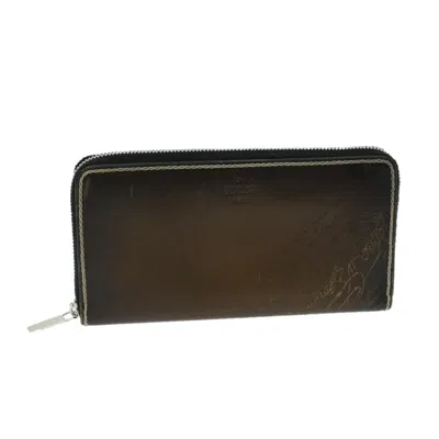 Pre-owned Berluti Brown Leather Wallet  ()