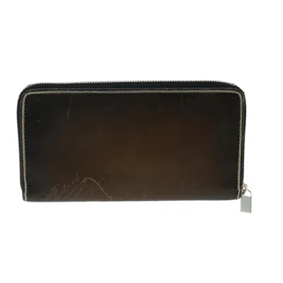 Pre-owned Berluti Brown Leather Wallet  ()