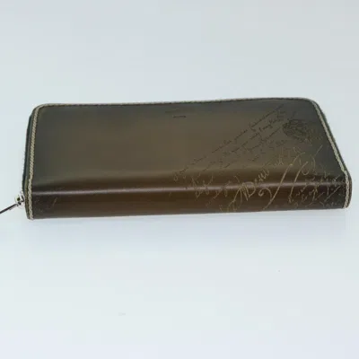 Pre-owned Berluti Brown Leather Wallet  ()