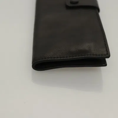 Pre-owned Bottega Veneta Black Leather Clutch Bag ()