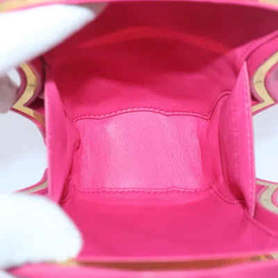 Pre-owned Bottega Veneta Pink Leather Clutch Bag ()