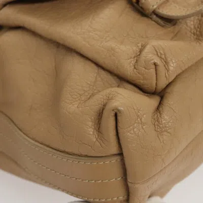 Pre-owned Bulgari Beige Leather Shoulder Bag ()