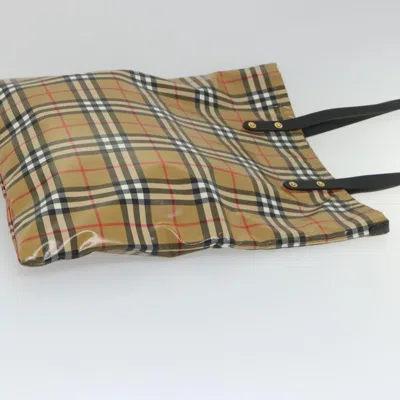 Pre-owned Burberry Beige Canvas Tote Bag ()