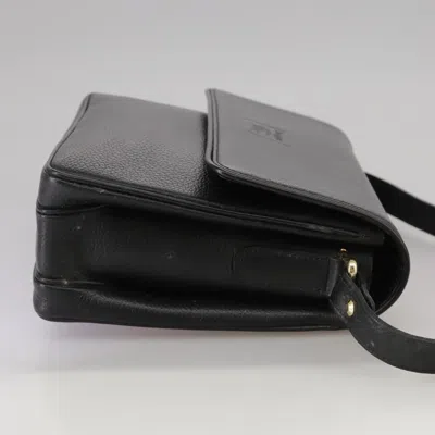 Pre-owned Burberry Black Leather Shoulder Bag ()