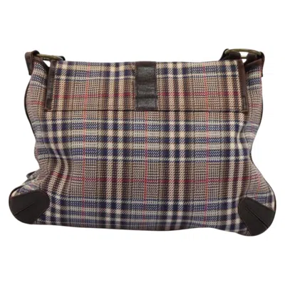 Pre-owned Burberry Blue Label Beige Canvas Shoulder Bag ()