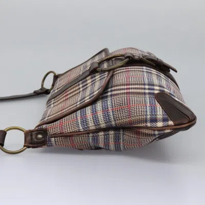 Pre-owned Burberry Blue Label Beige Canvas Shoulder Bag ()