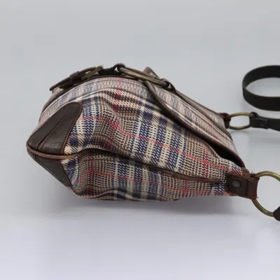 Pre-owned Burberry Blue Label Beige Canvas Shoulder Bag ()