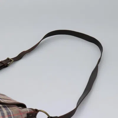 Pre-owned Burberry Blue Label Beige Canvas Shoulder Bag ()