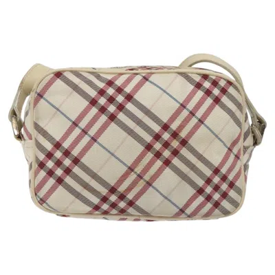 Pre-owned Burberry Blue Label Beige Nylon Shoulder Bag ()