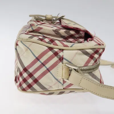 Pre-owned Burberry Blue Label Beige Nylon Shoulder Bag ()