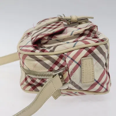 Pre-owned Burberry Blue Label Beige Nylon Shoulder Bag ()