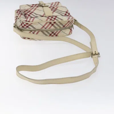 Pre-owned Burberry Blue Label Beige Nylon Shoulder Bag ()