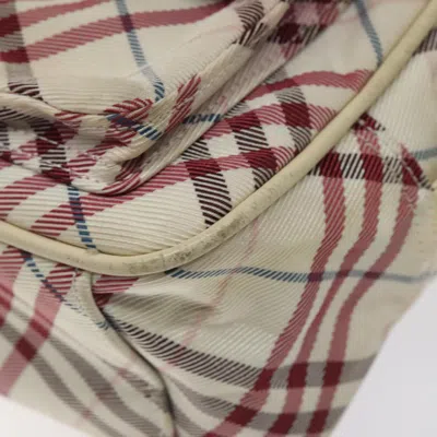 Pre-owned Burberry Blue Label Beige Nylon Shoulder Bag ()