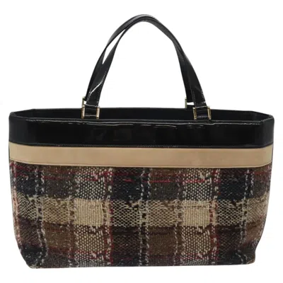 Pre-owned Burberry Brown Canvas Tote Bag ()