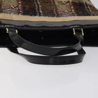 Pre-owned Burberry Brown Canvas Tote Bag ()