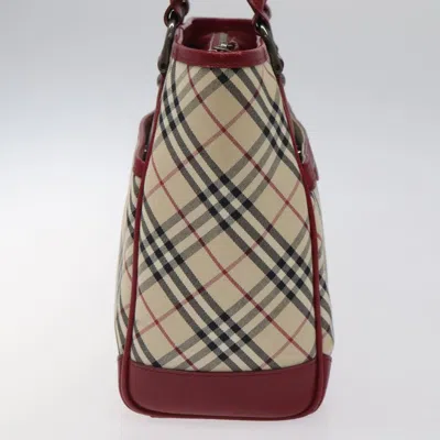 Pre-owned Burberry Nova Check Beige Canvas Tote Bag ()