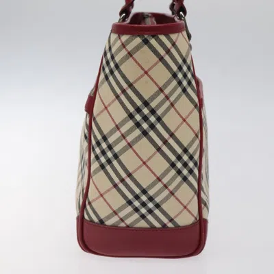 Pre-owned Burberry Nova Check Beige Canvas Tote Bag ()