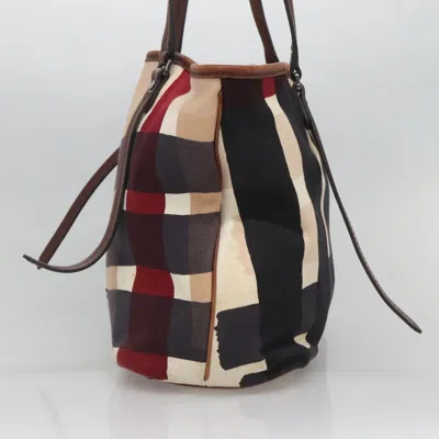 Pre-owned Burberry Nova Check Multicolour Canvas Tote Bag ()