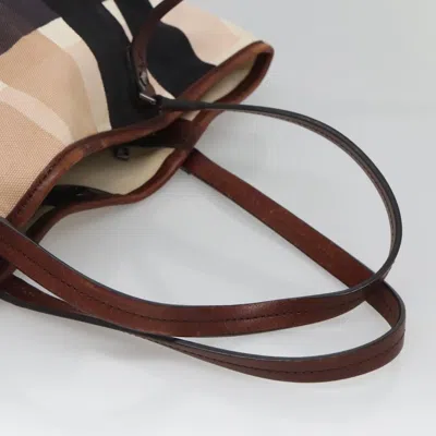 Pre-owned Burberry Nova Check Multicolour Canvas Tote Bag ()