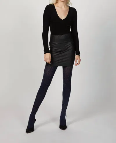 Stine Goya Ady Tights In Lilas In Black