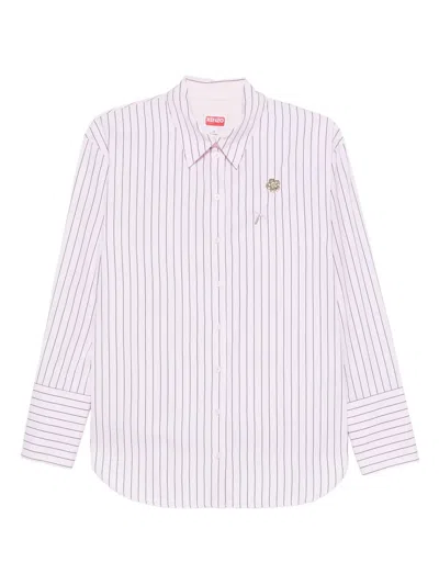 Kenzo Striped Shirt In Multi