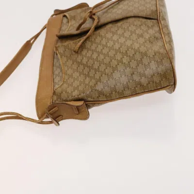 Pre-owned Celine Céline Triomphe Beige Canvas Shoulder Bag ()