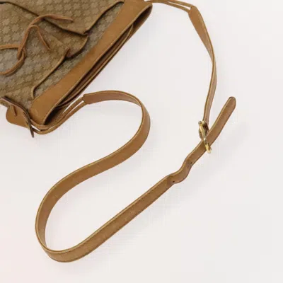 Pre-owned Celine Céline Triomphe Beige Canvas Shoulder Bag ()