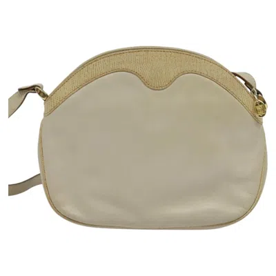 Pre-owned Celine Céline Vintage Beige Leather Shoulder Bag ()