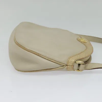 Pre-owned Celine Céline Vintage Beige Leather Shoulder Bag ()