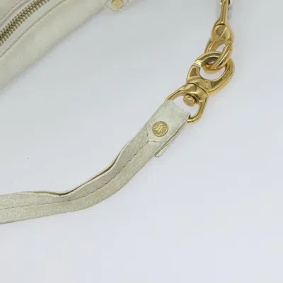 Pre-owned Celine Céline White Leather Shoulder Bag ()
