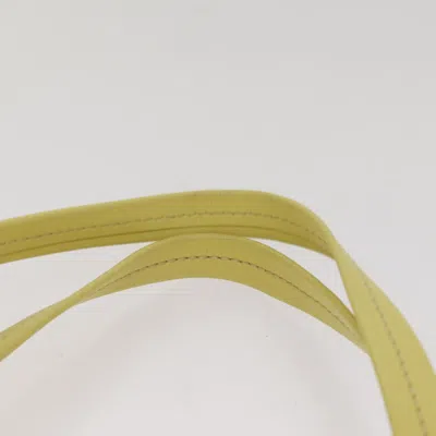 Pre-owned Celine Céline Yellow Leather Tote Bag ()