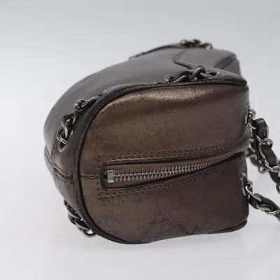 Pre-owned Chanel Tassel Brown Leather Shoulder Bag ()