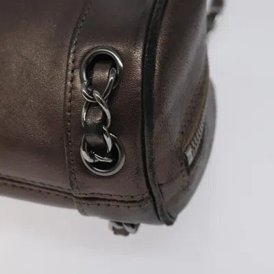 Pre-owned Chanel Tassel Brown Leather Shoulder Bag ()
