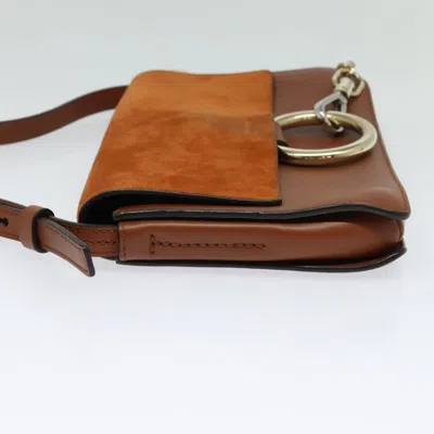 Pre-owned Chloé Faye Brown Leather Shoulder Bag ()